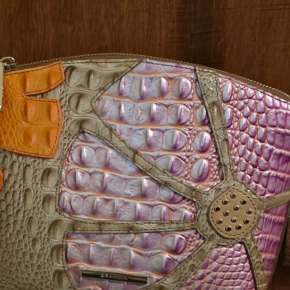 Brahmin Mini Duxbury - Shortbread Brunswick Crossbody Bag - Picture 2 of 16
